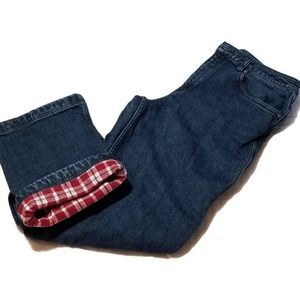 Duluth Trading Co. Women's Flannel Lined Jeans